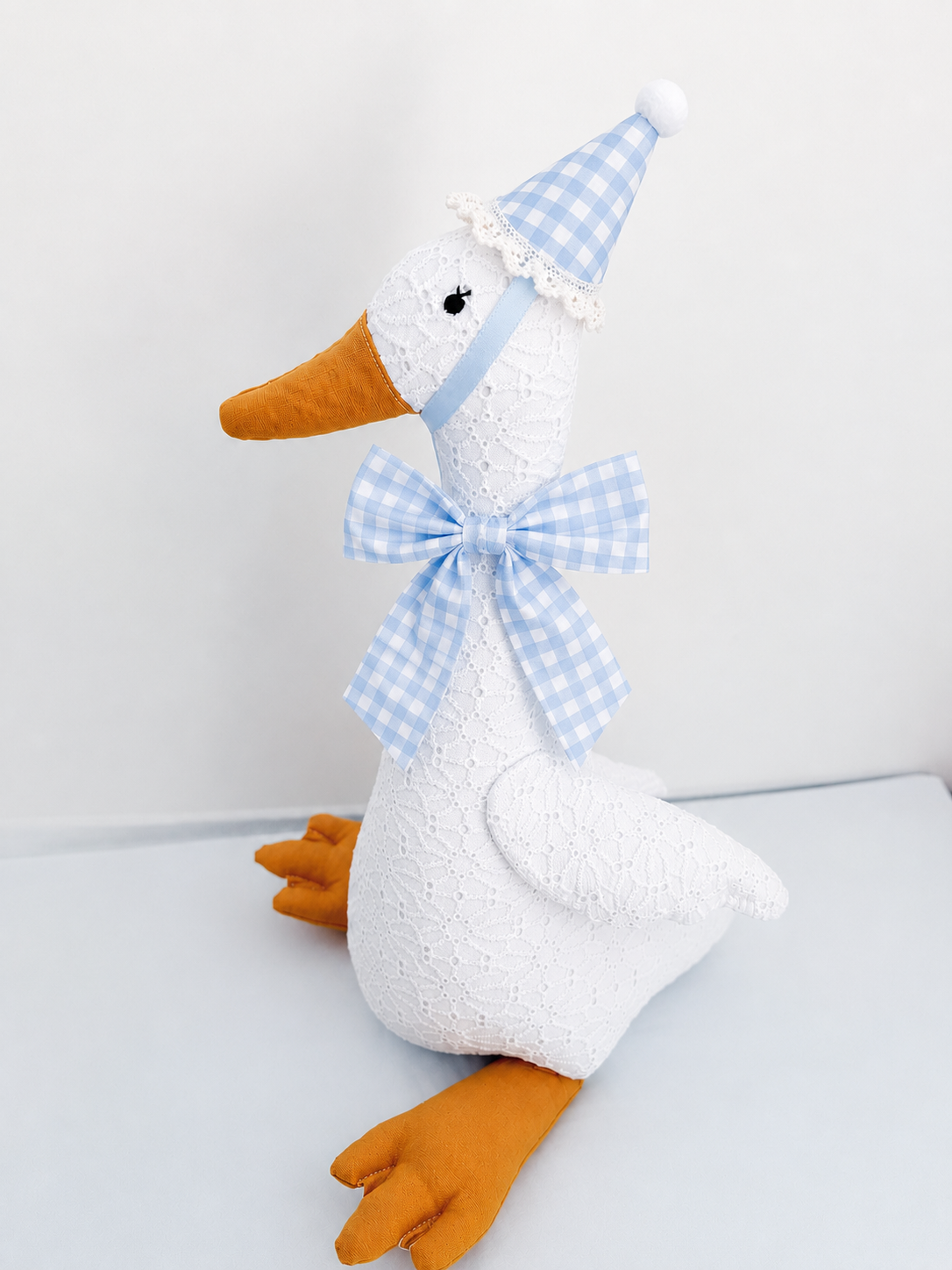 Sweet Silly Goose - Blue Gingham