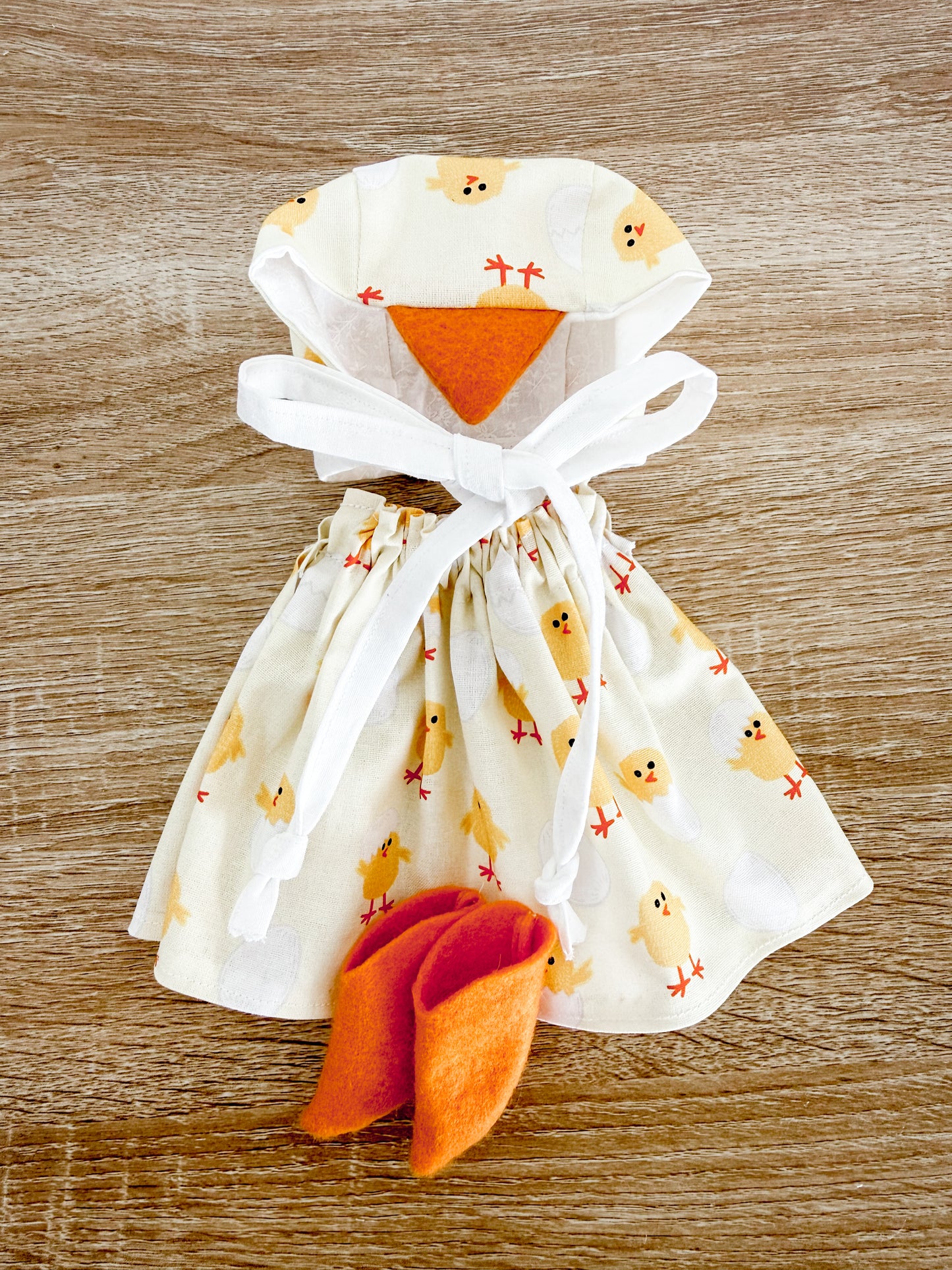 Dress and Chicken Bonnet only