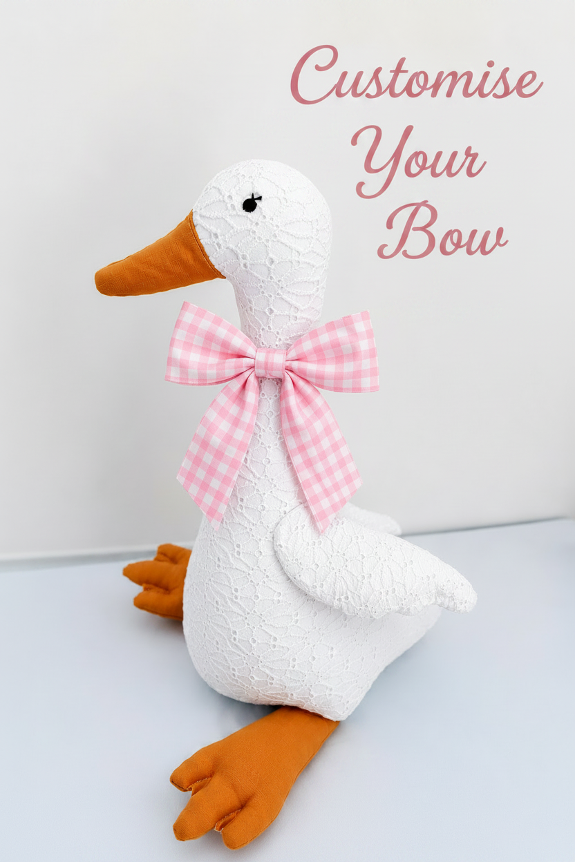 Sweet Silly Goose - Pink Gingham
