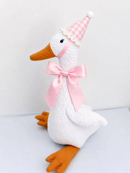 Sweet Silly Goose - Pink Satin