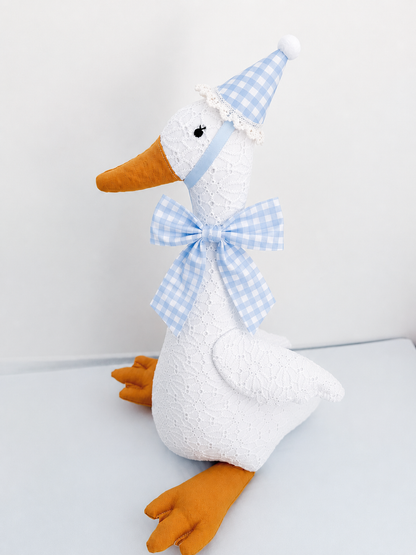 Sweet Silly Goose - Blue Gingham