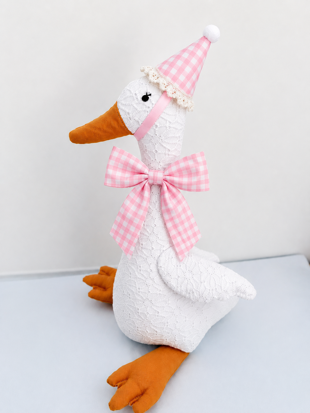Sweet Silly Goose - Pink Gingham
