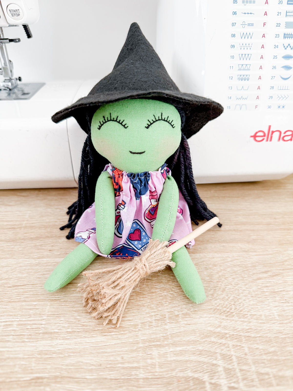 Mini Witch Black Hair - Cats