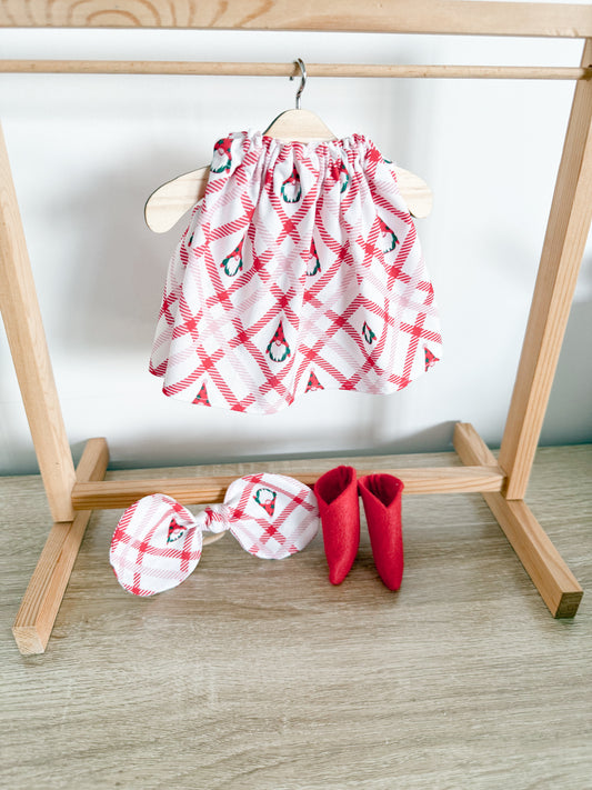 Christmas Dress & Headband