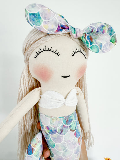Handmade Mermaid Doll - Scarlett