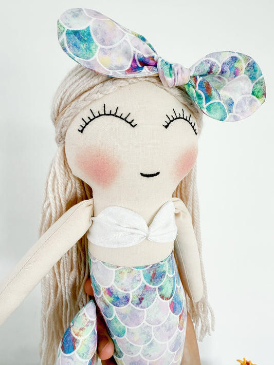 Handmade Mermaid Doll - Scarlett