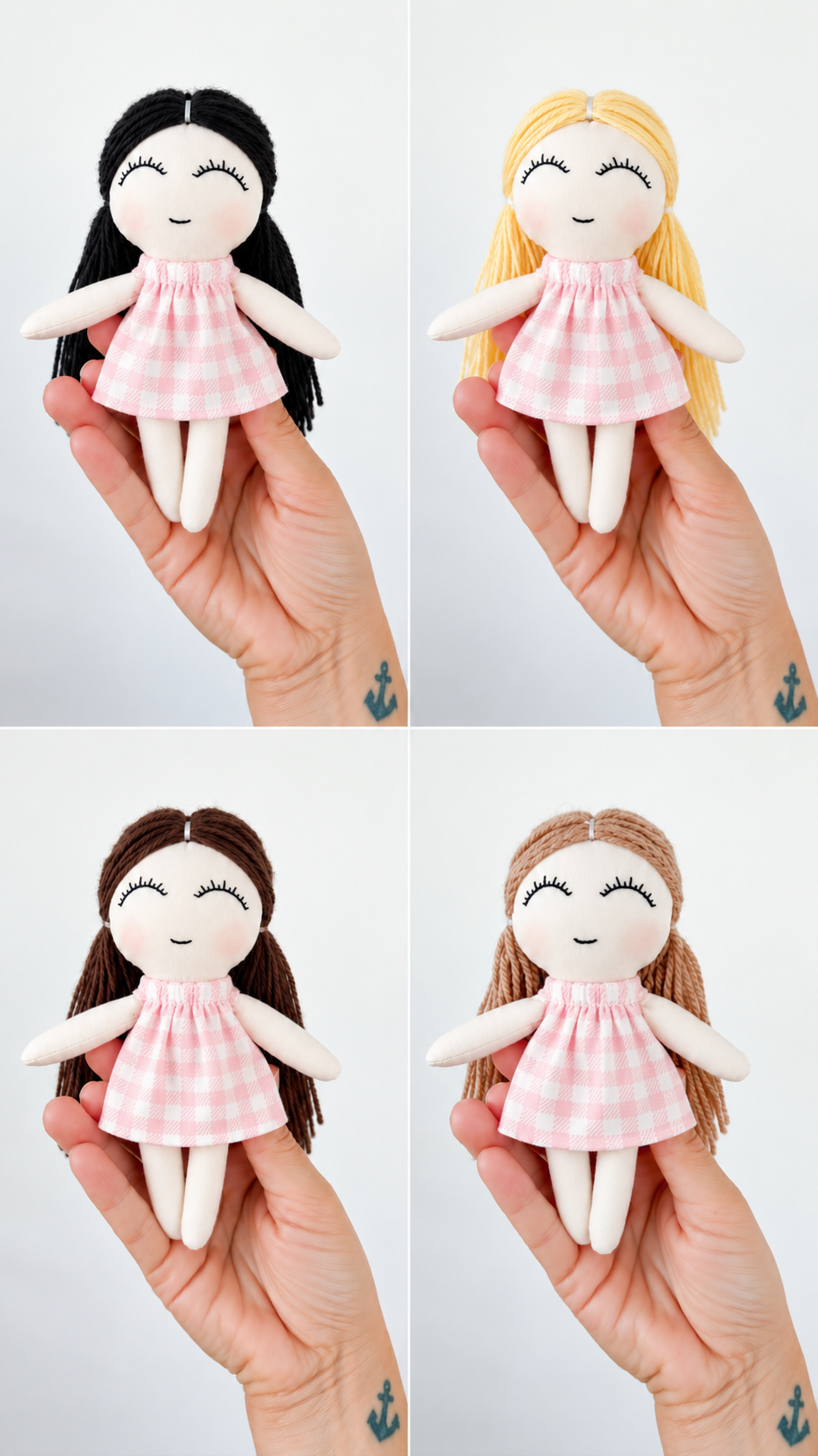 Mini Doll - Gingham