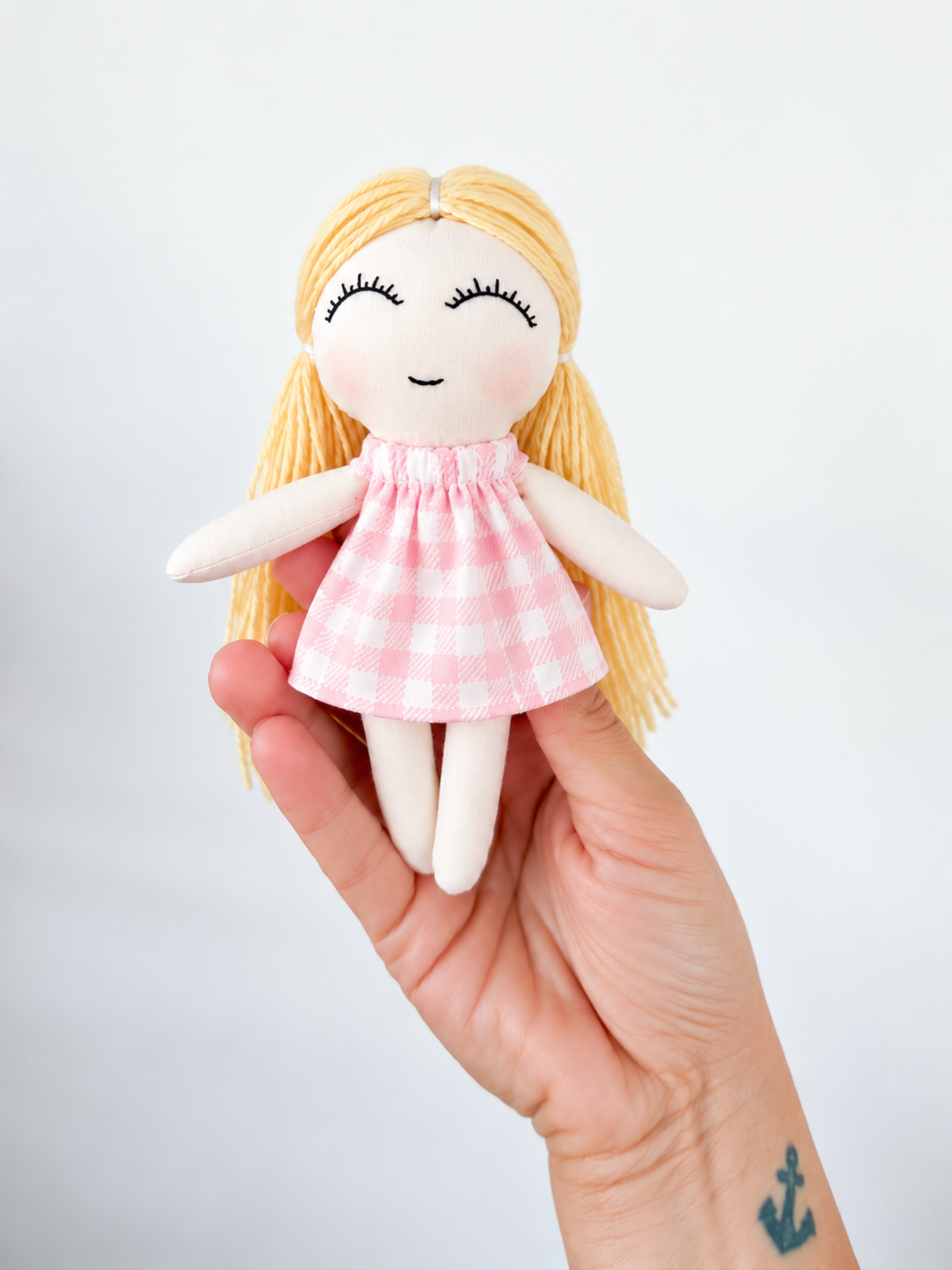 Mini Doll - Gingham