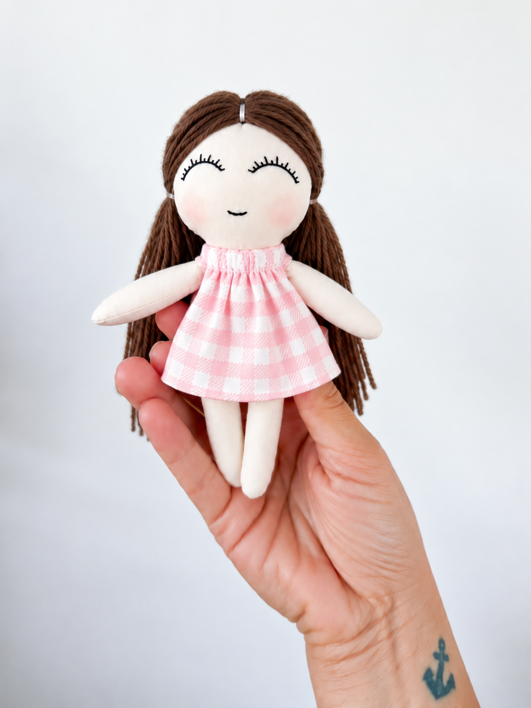 Mini Doll - Gingham