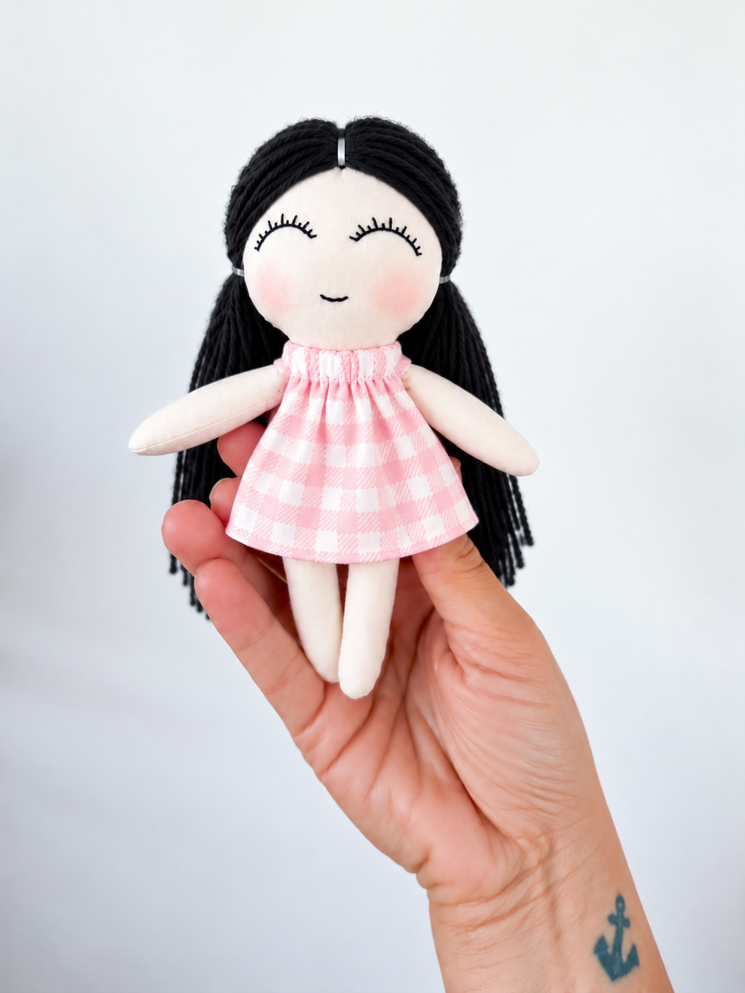 Mini Doll - Gingham