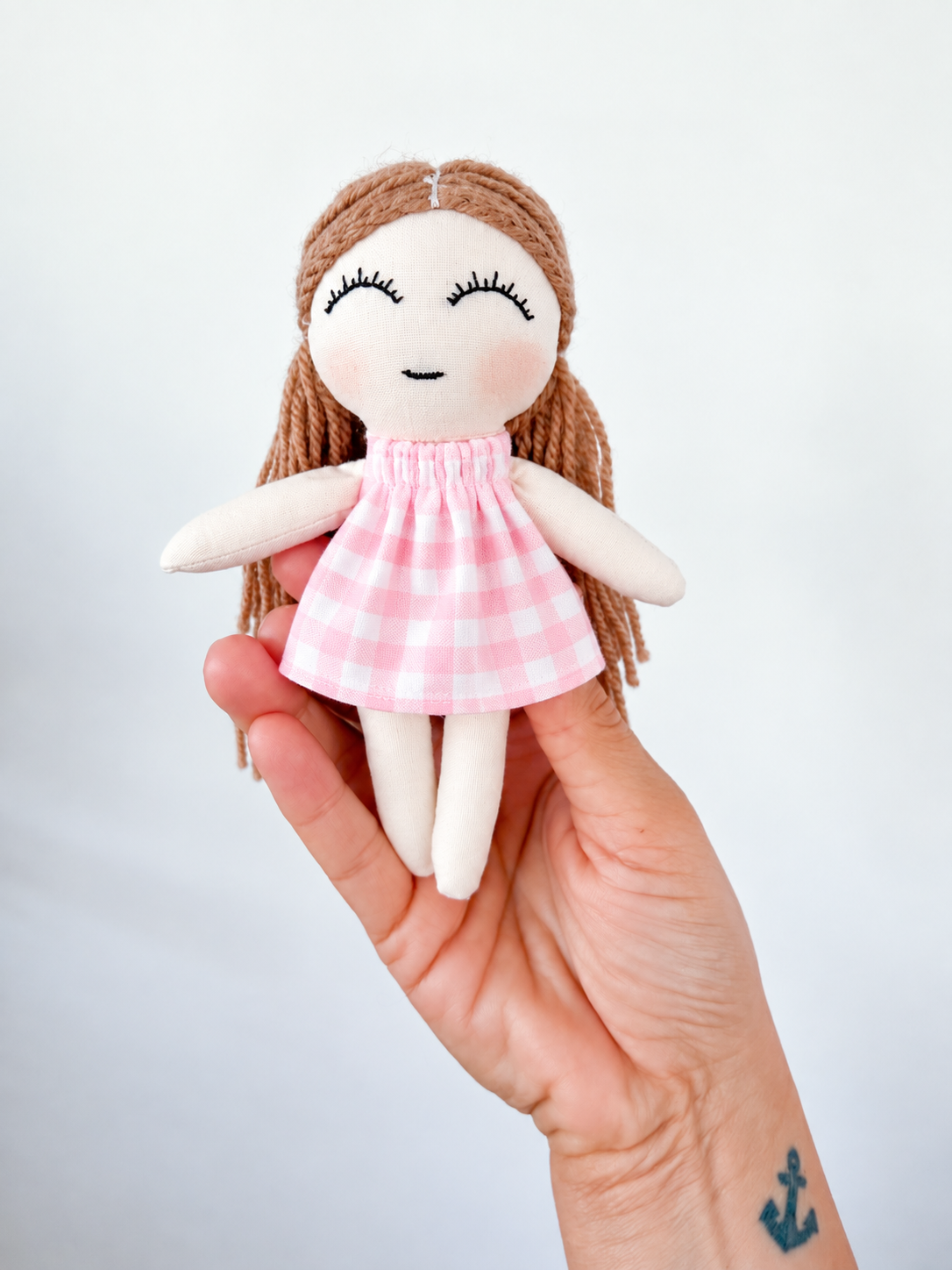 Mini Doll - Gingham