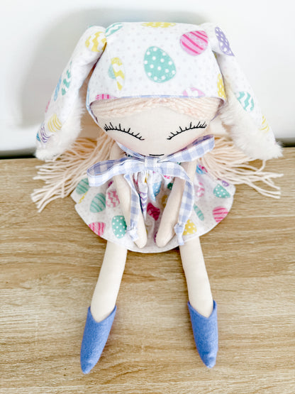 Lila Doll with Bunny Bonnet