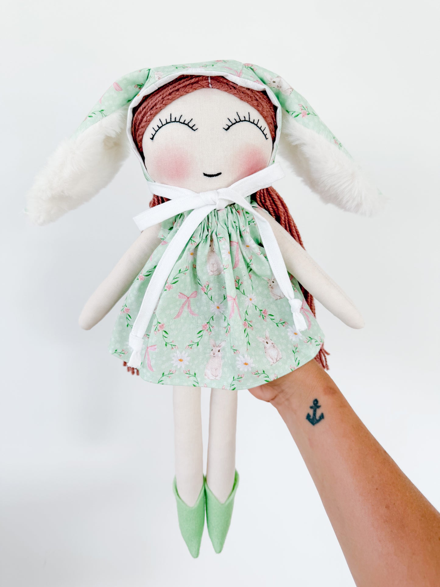 Clara Doll with Bunny Bonnet
