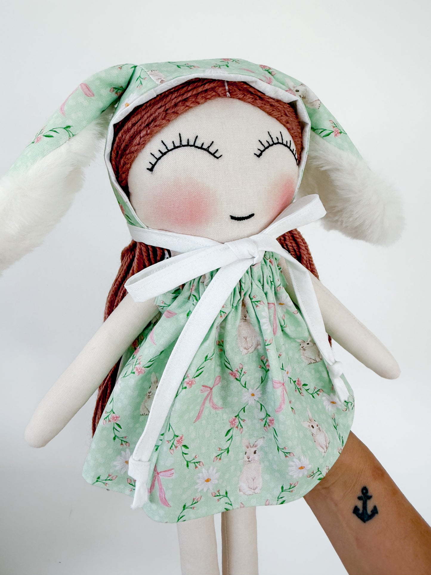 Clara Doll with Bunny Bonnet