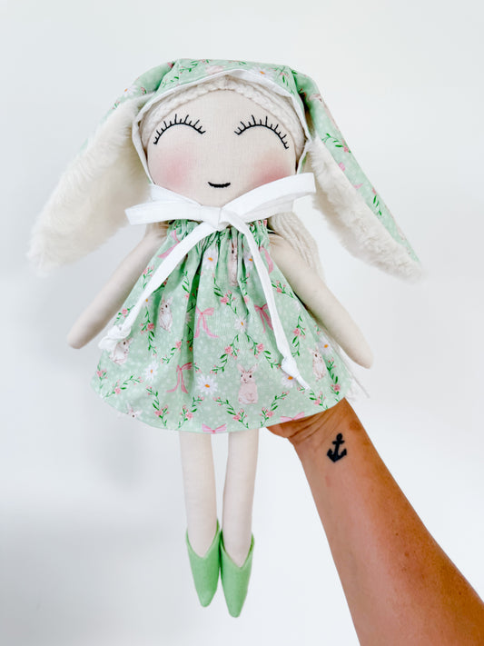 Rosie Doll with Bunny Bonnet