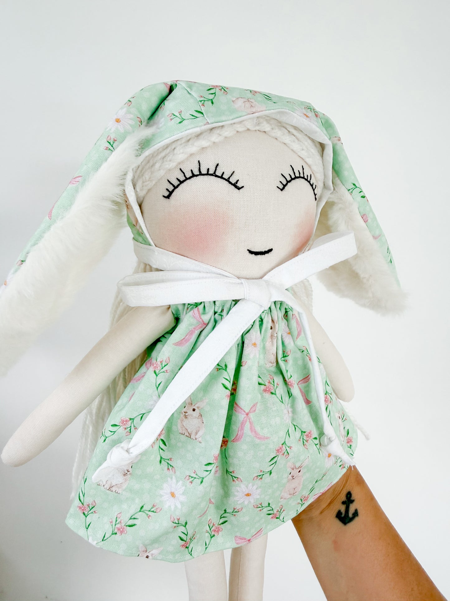 Rosie Doll with Bunny Bonnet