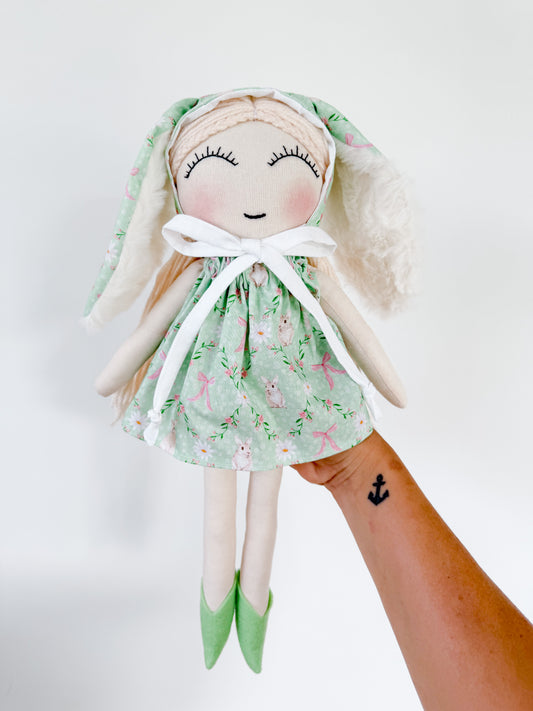 Annie Doll with Bunny Bonnet