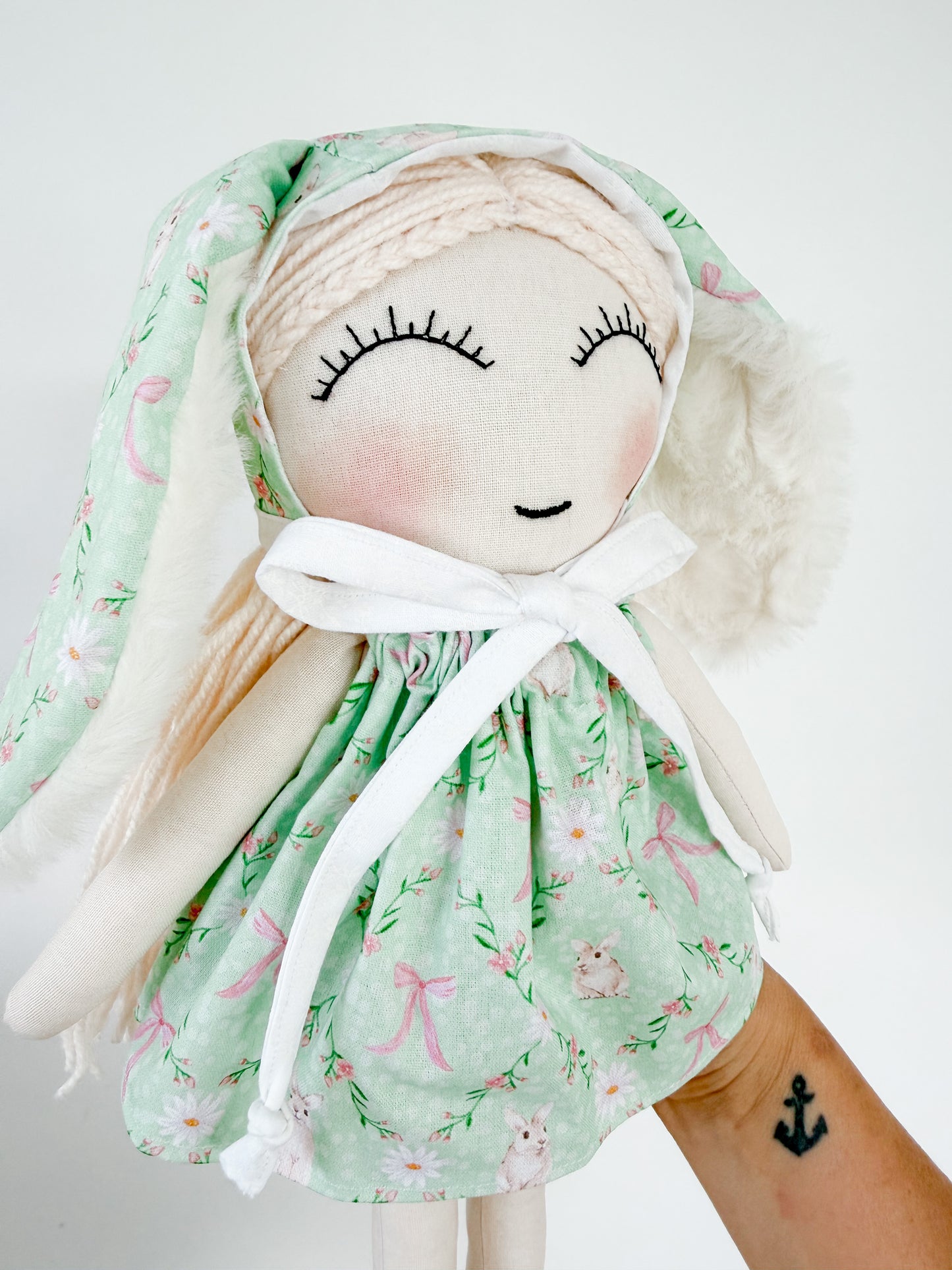 Annie Doll with Bunny Bonnet