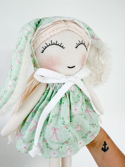 Annie Doll with Bunny Bonnet