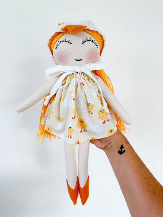 Ivy Doll with Chicken Bonnet