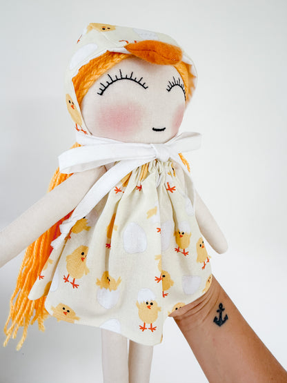 Ivy Doll with Chicken Bonnet